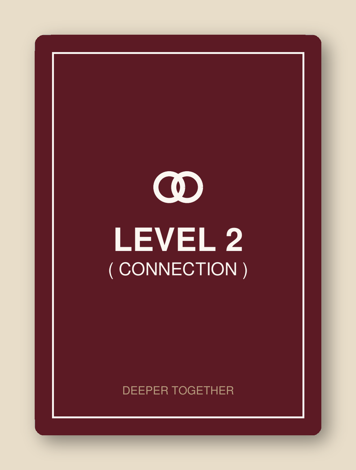 Deeper Together card back - Level 2