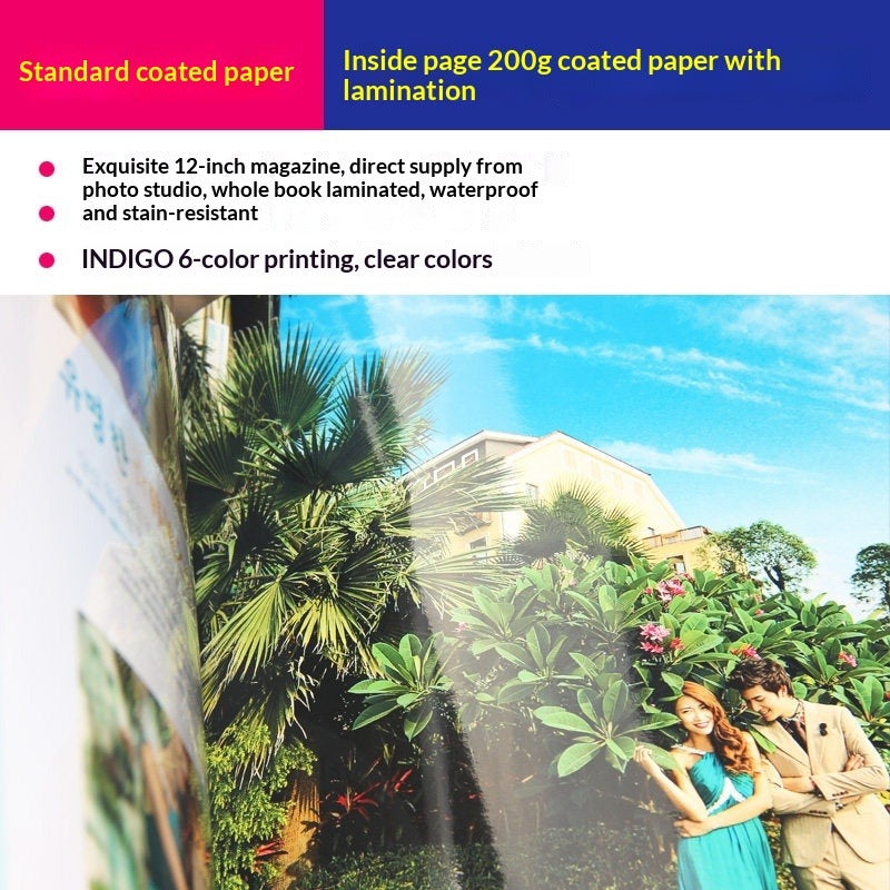 12 inch DIY personalized magazine photo book custom graduation party photo album photo album children's photo album custom