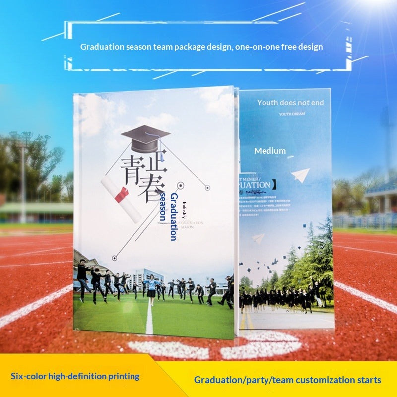 12-inch primary and secondary school graduation photo album is scheduled to make classmates-in-arms-in-arms gathering travel baby photo book DIY commemorative album