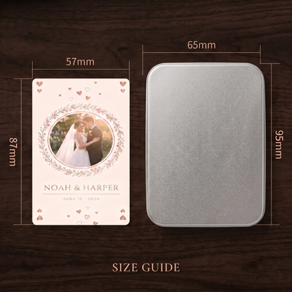 Custom Wedding Guest Book Playing Cards | Personalized Signing Card Keepsake