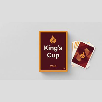 King's Cup Wild packaging box with cards fanned out